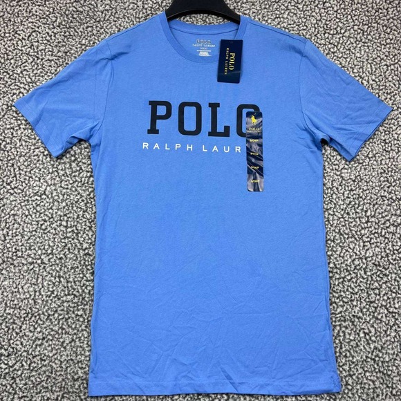 Polo Ralph Lauren Other - Polo Ralph Lauren Shirt Men Small Blue Short Sleeve Crew Neck Cotton‎ New S